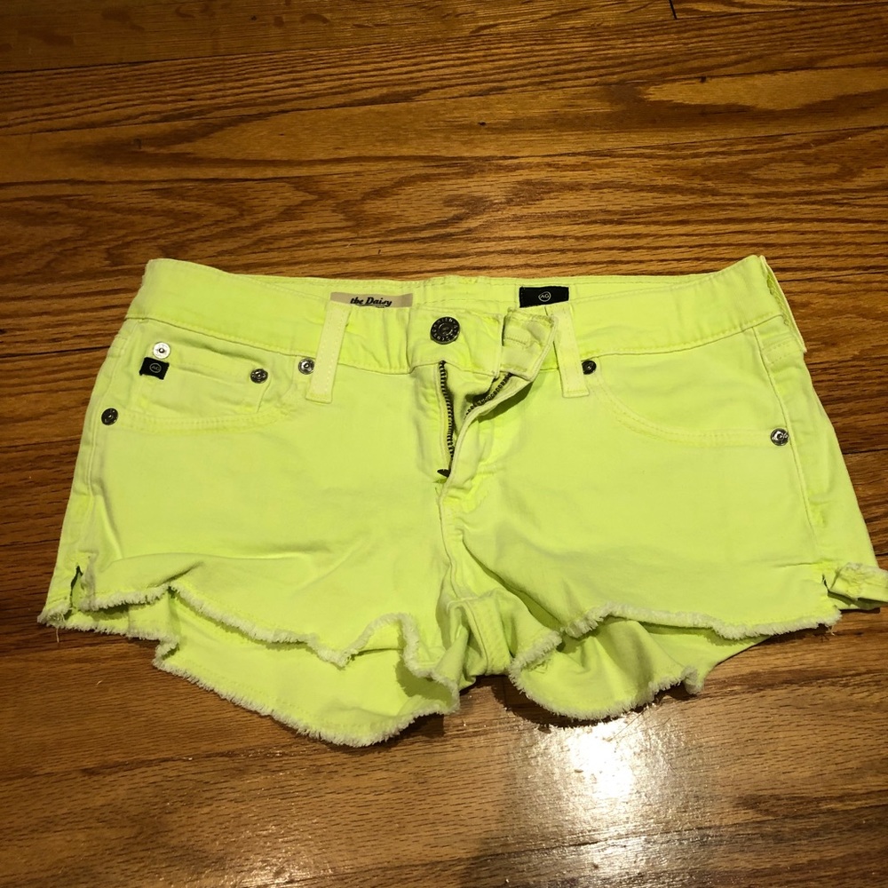 AG NEON YELLOW SHORTS